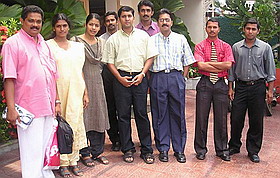 pradeep kannamoola(PRO), Jayasree(nurse) , jothydev and team